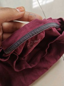 Maroon T Shirt For Both Boys And Girls