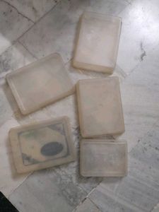 High Grade Plastic Storage Containers (Set of 5)