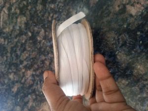 White Elastic Roll