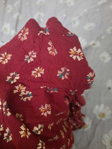 Maroon palazzo..