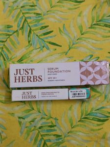 Just Herbs Foundation & Lipstick Set