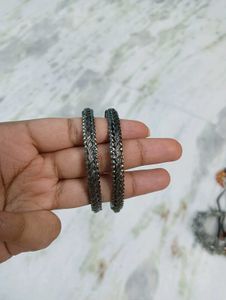Brand New Oxidised Jhumka Bangles