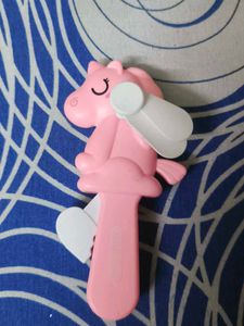 Cute Pink Unicorn Handheld Fan