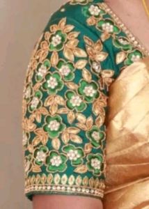 zari handwork blouse piece