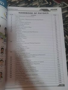 Allen Physics Handbook/ Revision Book