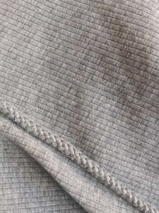 Grey Cropped Zip Hoodie
