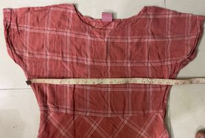 Coral Plaid Sundress