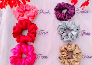 Colorful Hair Scrunchies