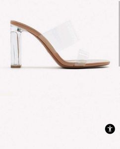 Zara Transparent High&#39; Heel Sendel..