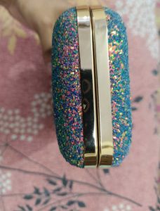 Glitter Multicolour Clutch