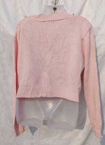 Shein Pearl Detail Cropped Cardigan 💕