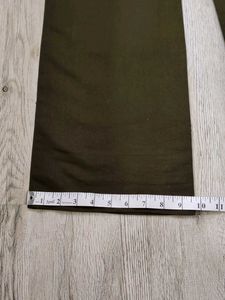 Wide Leg Olive Green Trousers