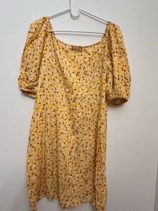 Floral Yellow Dress