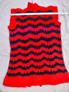 Beautiful Red Knitted Top