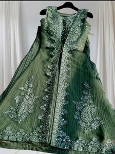 🆕🆕FourPiece Indo Western BridalDress For Mehndi