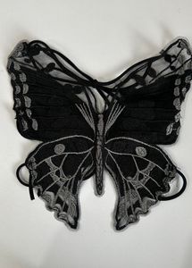Butterfly Lace Halter Top