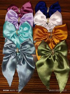 Satin Hair Bows - Assorted Colors