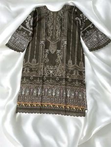 Winter Pakistani Full Sleeve 3 Piece Salwar Set