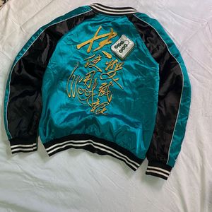 MahjongEmbroidered Sukajan Souvenir Jacket