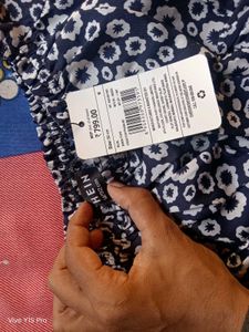 Chic Black &amp; White Print Top