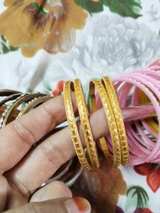 Combo 4 Set Golden Bangles