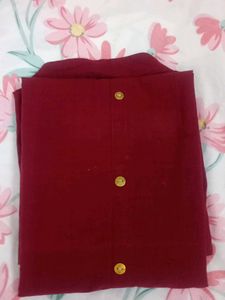 Elegant Maroon Top