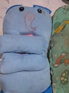 Baby Pillow &amp; Lounger Set Combo Of 3