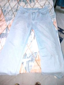 Light Wash Wide Leg Jeans