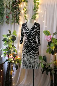 Polka Dot Wrap Dress
