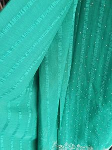 Emerald Green Saree