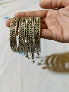 Silver Bangle Set