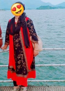 Red And Black Kurti