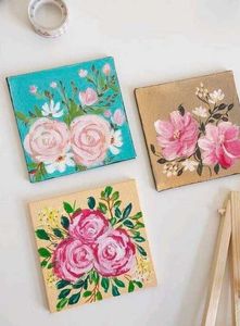 Mini Flower Paintings