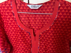 Biba Kurta And Dupatta Set For Women