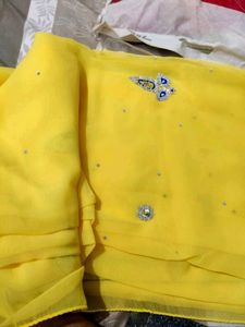 Yellow Sareee