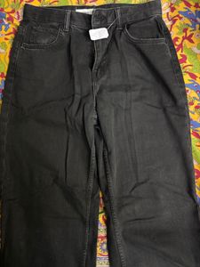 Black Wide Leg Jeans