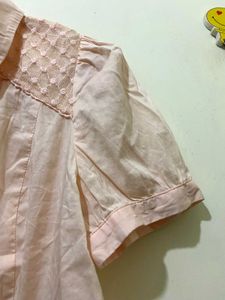 Cute Light Pink Blouse Bust 34 Stretchy