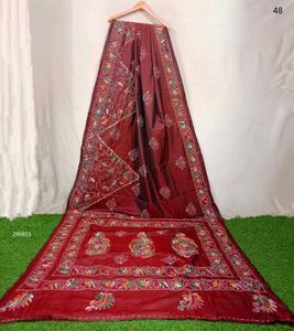 Kantha Stitched Saree With Blouse Piece