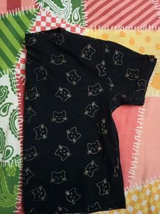 SALE Hello Kitty Print Black T Shirt