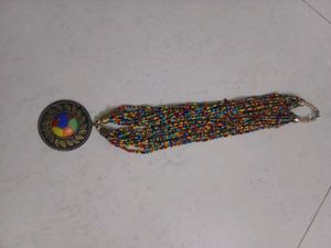 Glass Base Metal And Necklace For Women &#39;s