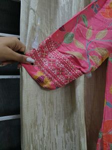 Floral Print Kurta