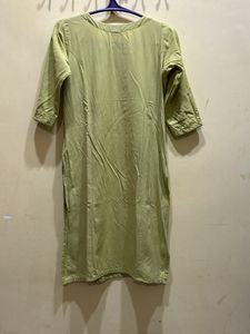 Pista Green Kurta &amp; Pant Set Size S