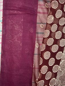Designer Coffee Brown Beautiful Saree