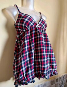 🎁Buy 2 Get 1 Free🎁 Plaid Cami Top Size S/M