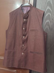 Maroon Nehru Vest
