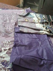 Pakistani Dupatta Suit With Patch Digital Print