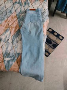 Light Wash Wide Leg Jeans
