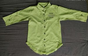 Lime Green Stylish Shirt