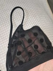 Sexy Black Net Bra