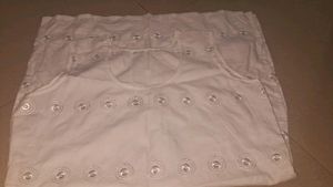 WHITE SLEEVLESS KURTA